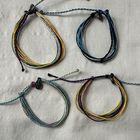 Pura Vida Multicolor String Bracelets Set of 12 - Picture 2 of 4